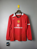 Manchester United 2005 Home Classic/Retro Long Sleeve Jersey – Fan Version