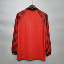 Manchester United 1996 Home Classic/Retro Long Sleeve Jersey – Fan Version