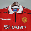 Manchester United 98/99 Home Classic/Retro Long Sleeve Jersey – Fan Version
