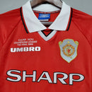 Manchester United 99/00 Home Classic/Retro Long Sleeve Jersey – Fan Version