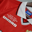 Manchester United 99/00 Home Classic/Retro Long Sleeve Jersey – Fan Version
