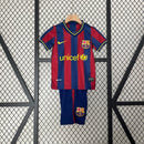 Barcelona 09/10 Home Classic/Retro Kit Set – Kids