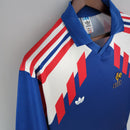 Francia 88/89 Home Classic/Retro Long Sleeve Jersey – Fan Version