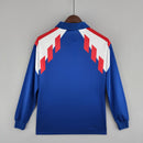 Francia 88/89 Home Classic/Retro Long Sleeve Jersey – Fan Version