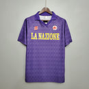Fiorentina 89/90 Home Classic/Retro Jersey – Fan Version