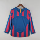 Barcelona 05/06 Home Classic/Retro Long Sleeve Jersey – Fan Version