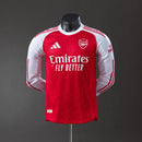 Arsenal 25/26 Home Long Sleeve Jersey – Fan Version