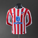 Atletico de Madrid 25/26 Home Long Sleeve Jersey – Fan Version
