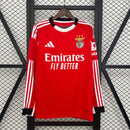 Benfica 25/26 Home Long Sleeve Jersey – Fan Version