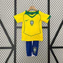 Brasil 2004 Home Classic/Retro Kit Set – Kids
