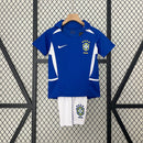 Brasil 2002 Away Classic/Retro Kit Set – Kids