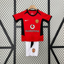 Manchester United 02/04 Home Classic/Retro Kit Set – Kids