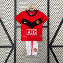 Manchester United 09/10 Home Classic/Retro Kit Set – Kids