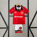 Manchester United 94/96 Home Classic/Retro Kit Set – Kids