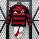 Flamengo 25/26 Home Long Sleeve Kit Set – Kids