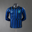 Inter Milan 25/26 Home Long Sleeve Jersey – Player Version