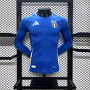 Italia  2024 Home Long Sleeve Jersey – Player Version