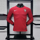 Portugal  2024 Home Long Sleeve Jersey – Player Version