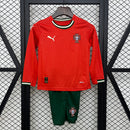 Portugal 2025 Home Long Sleeve Kit Set – Kids