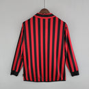Milan 99/00 Home Classic/Retro Long Sleeve Jersey – Fan Version