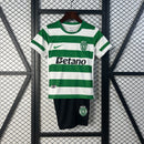 Sporting Lisboa 25/26 Home Kit Set – Kids