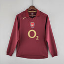 Arsenal 05/06 Home Classic/Retro Long Sleeve Jersey – Fan Version