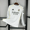 Real Madrid 25/26 Home Long Sleeve Jersey – Fan Version