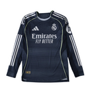 Real Madrid 25/26 Away Long Sleeve Jersey – Fan Version